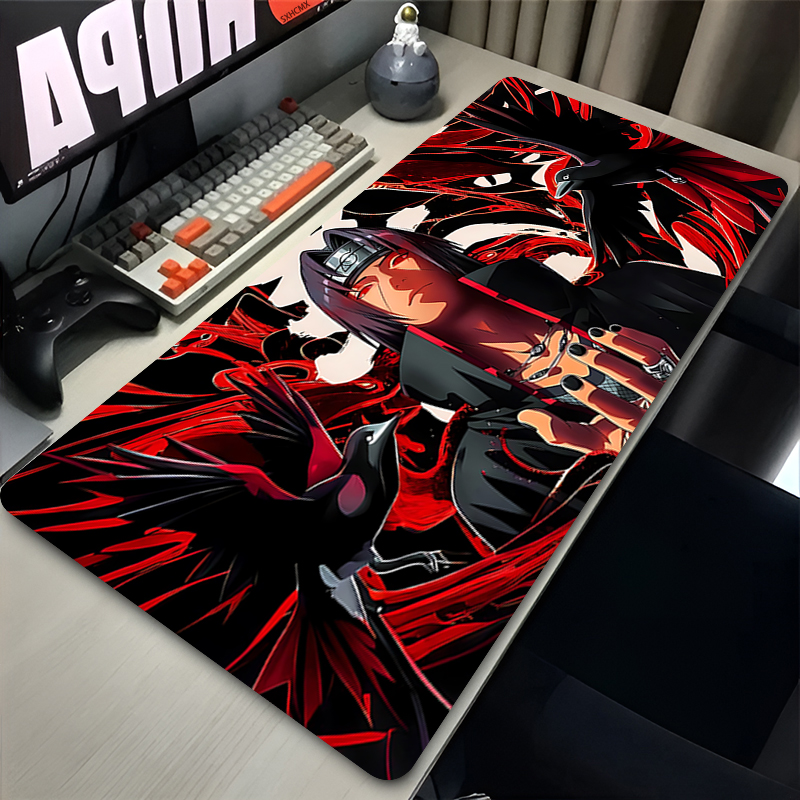 Gaming Accessories Setup - Mouse Pad Gamer Larger XXL Uchiha