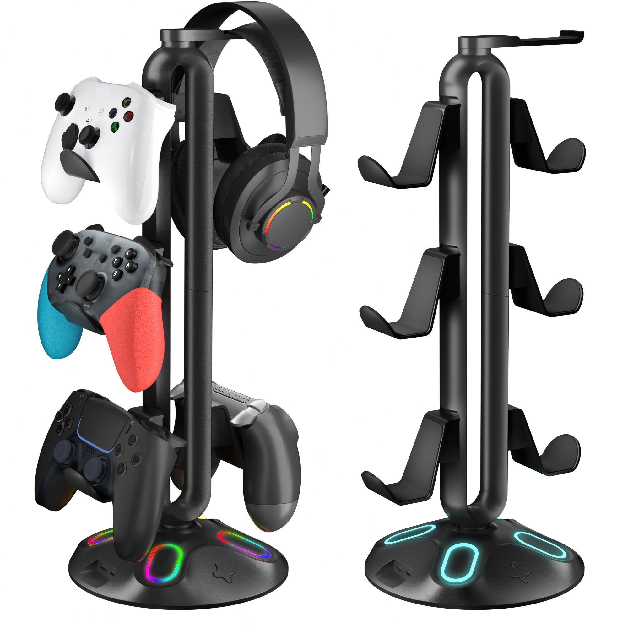 Headset Stand Rgb - Universal Game Accessories with USB Hub
