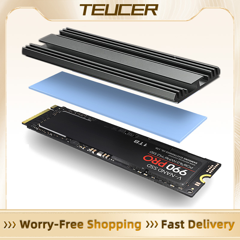 M2 Heatsink Cooler - TEUCER M.2 SSD Heatsink M2 2280