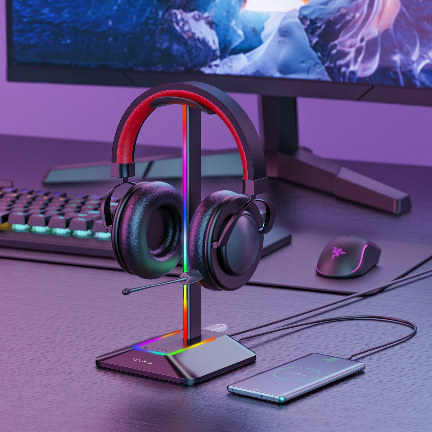 New Bee Z8 RGB Headphones Stan - Gaming Equipment Accessories recensie en prijs