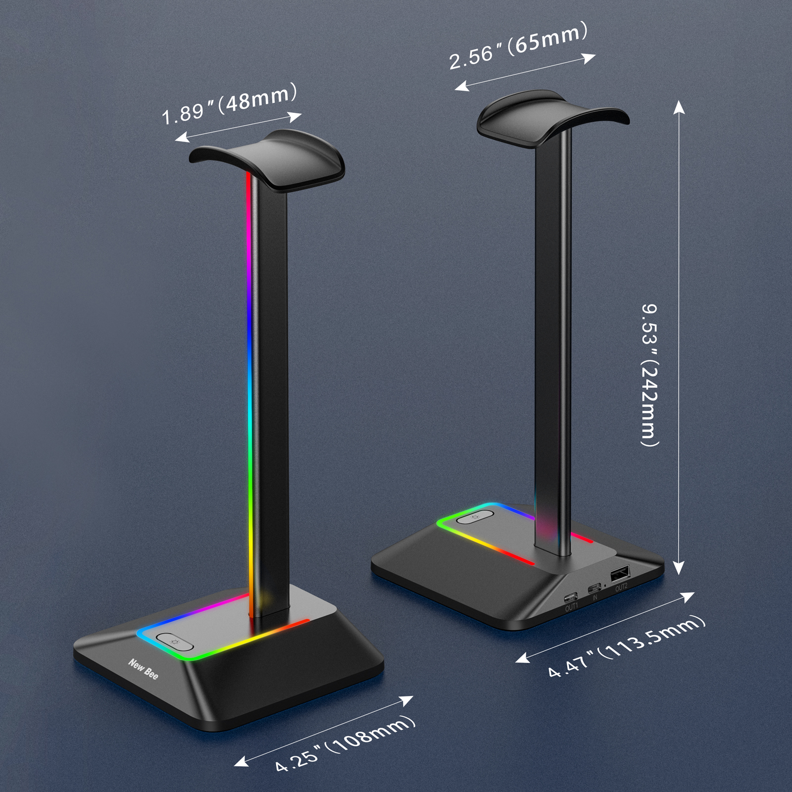New Bee Z8 RGB Headphones Stan - Gaming Equipment Accessories recensie en prijs