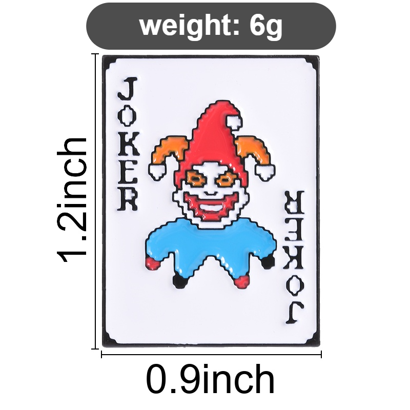 Poker Joker Enamel Pins Pixel  - Joker Gaming Accessories recensie en prijs