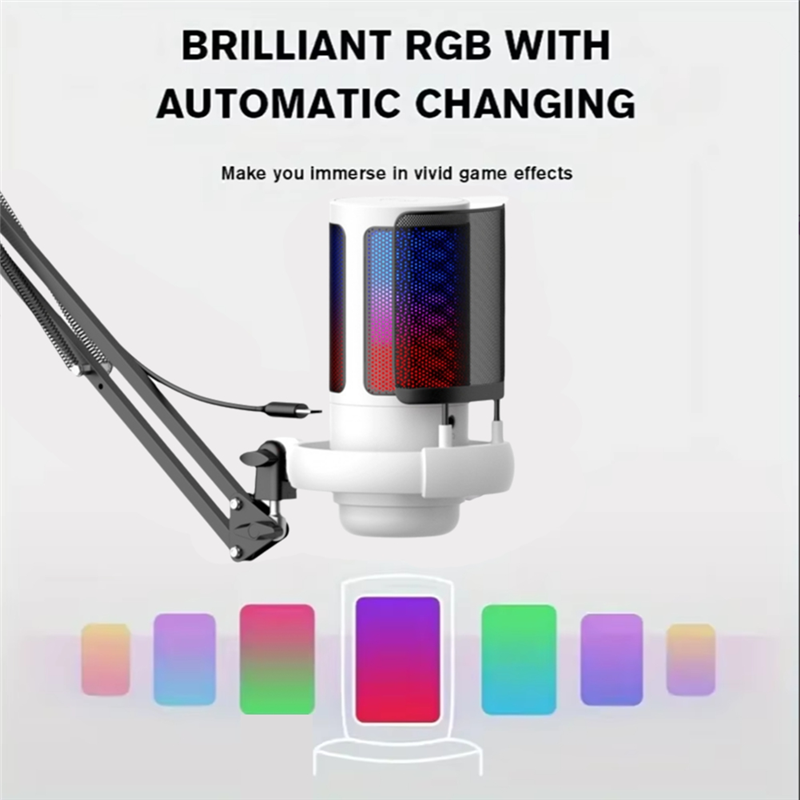 ABAC-RGB USB Condenser Microph - Headset Stand Rgb recensie en prijs