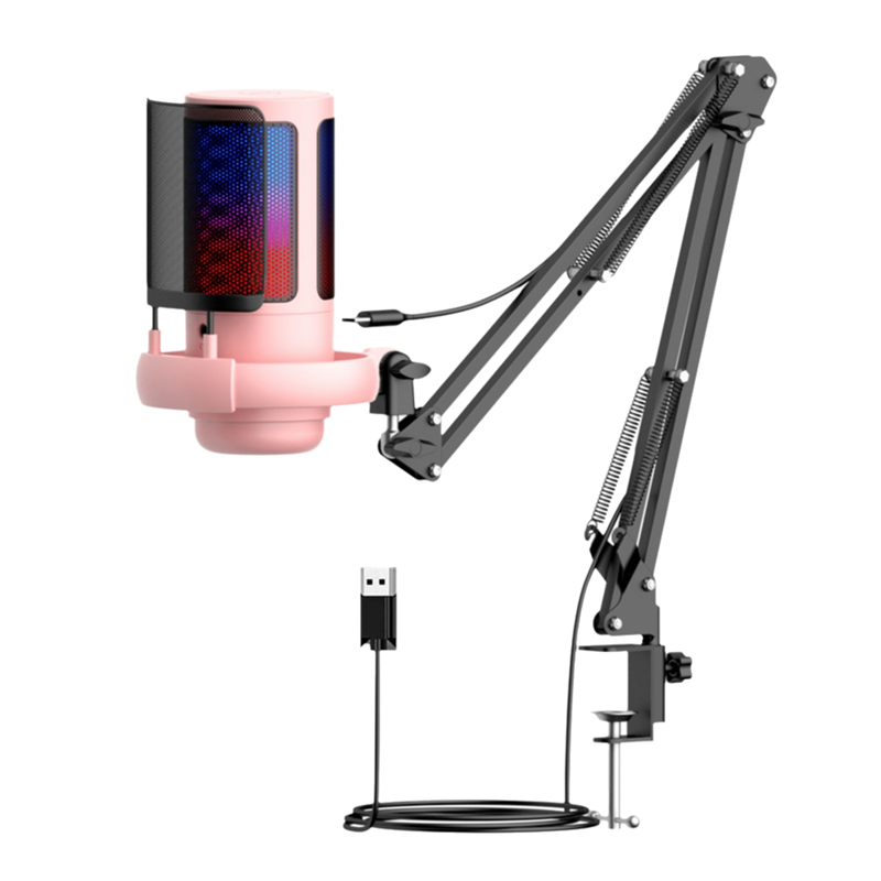 ABAC-RGB USB Condenser Microph - Headset Stand Rgb recensie en prijs
