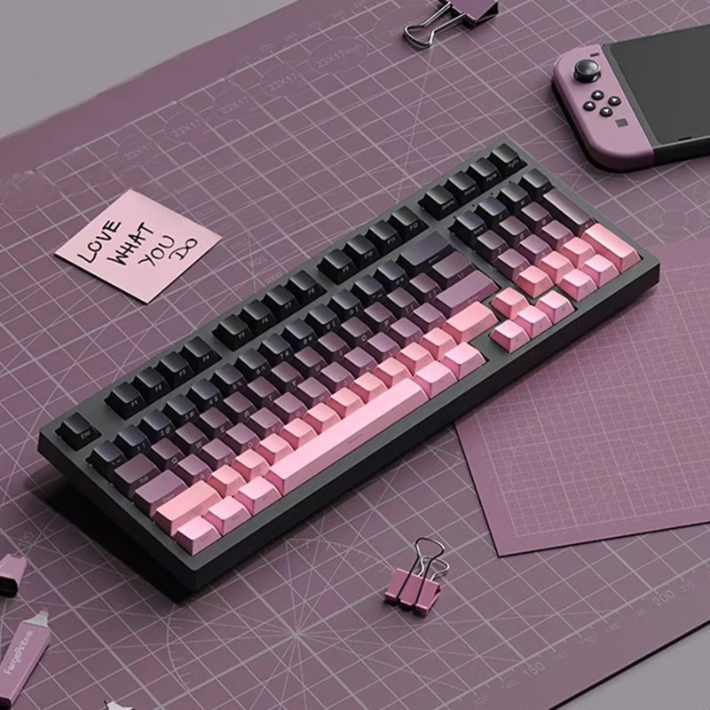 Gradient Keycaps Side Printed  - Gaming Accessories Aesthetic recensie en prijs