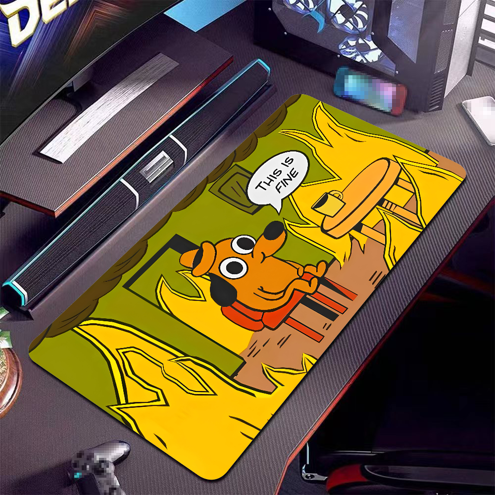 This Is Fine Dog Dachshund Mou - Gaming Accessories Setup recensie en prijs