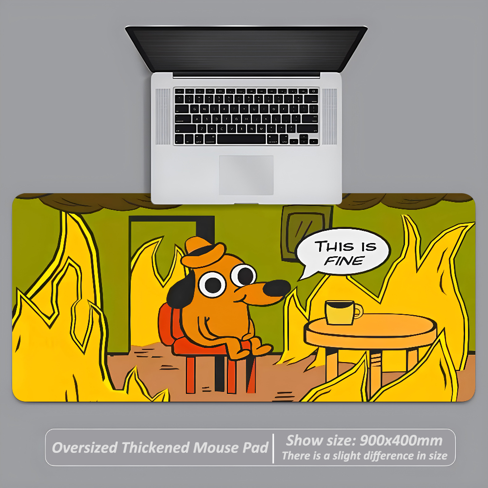 This Is Fine Dog Dachshund Mou - Gaming Accessories Setup recensie en prijs