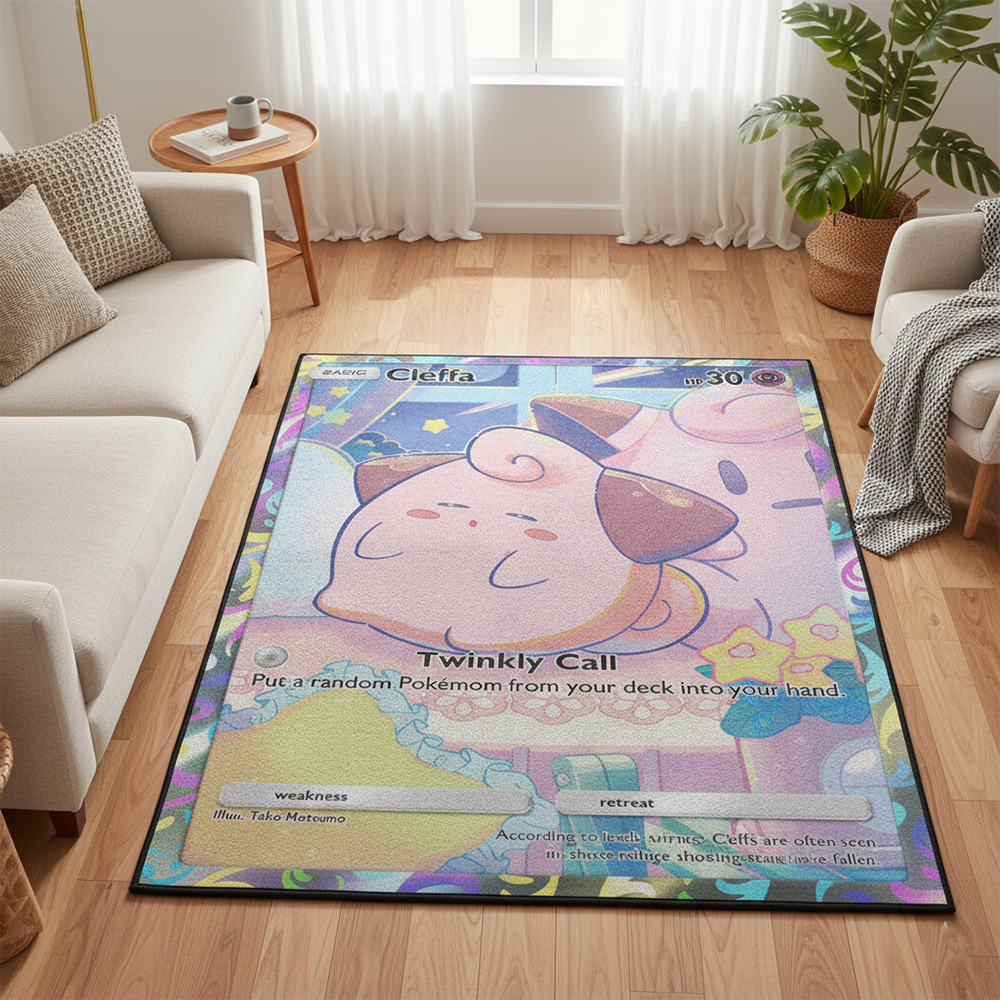 Pokemon Cleffa Anime Rug Kawai - Gaming Accessories Aesthetic recensie en prijs
