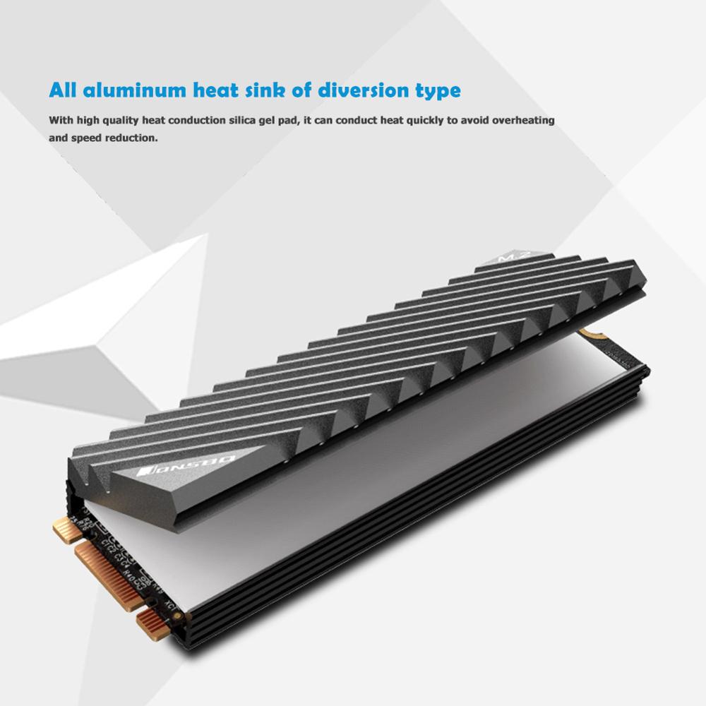 Jonsbo M2 2280 SSD Aluminum He - M2 Heatsink Cooler recensie en prijs