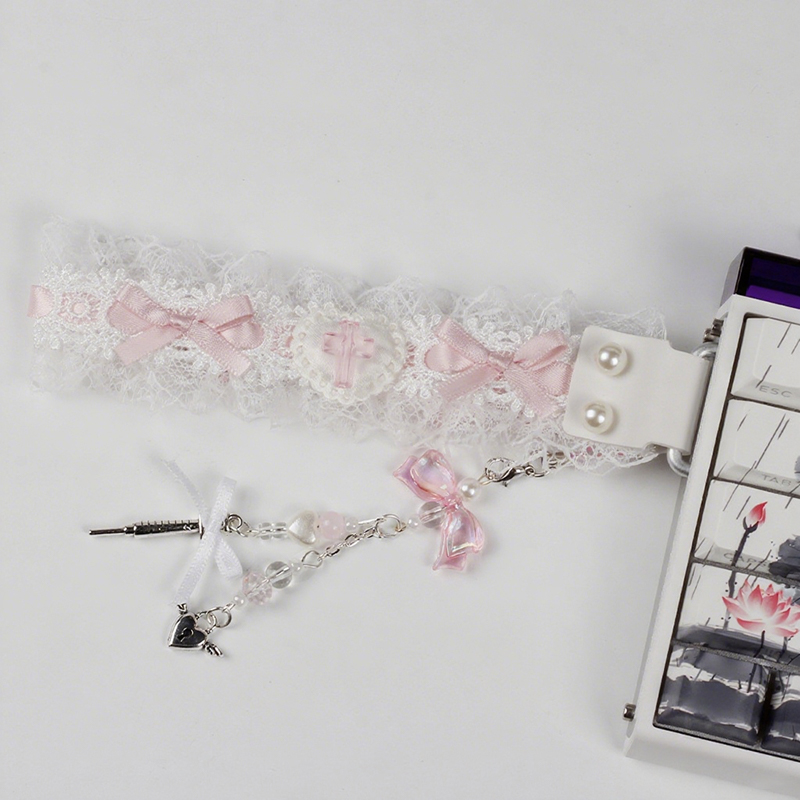 Hot！Lace Keyboard Ribbon Mecha - Gaming Accessories Aesthetic recensie en prijs