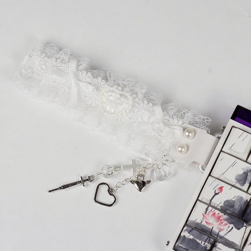 Hot！Lace Keyboard Ribbon Mecha - Gaming Accessories Aesthetic recensie en prijs