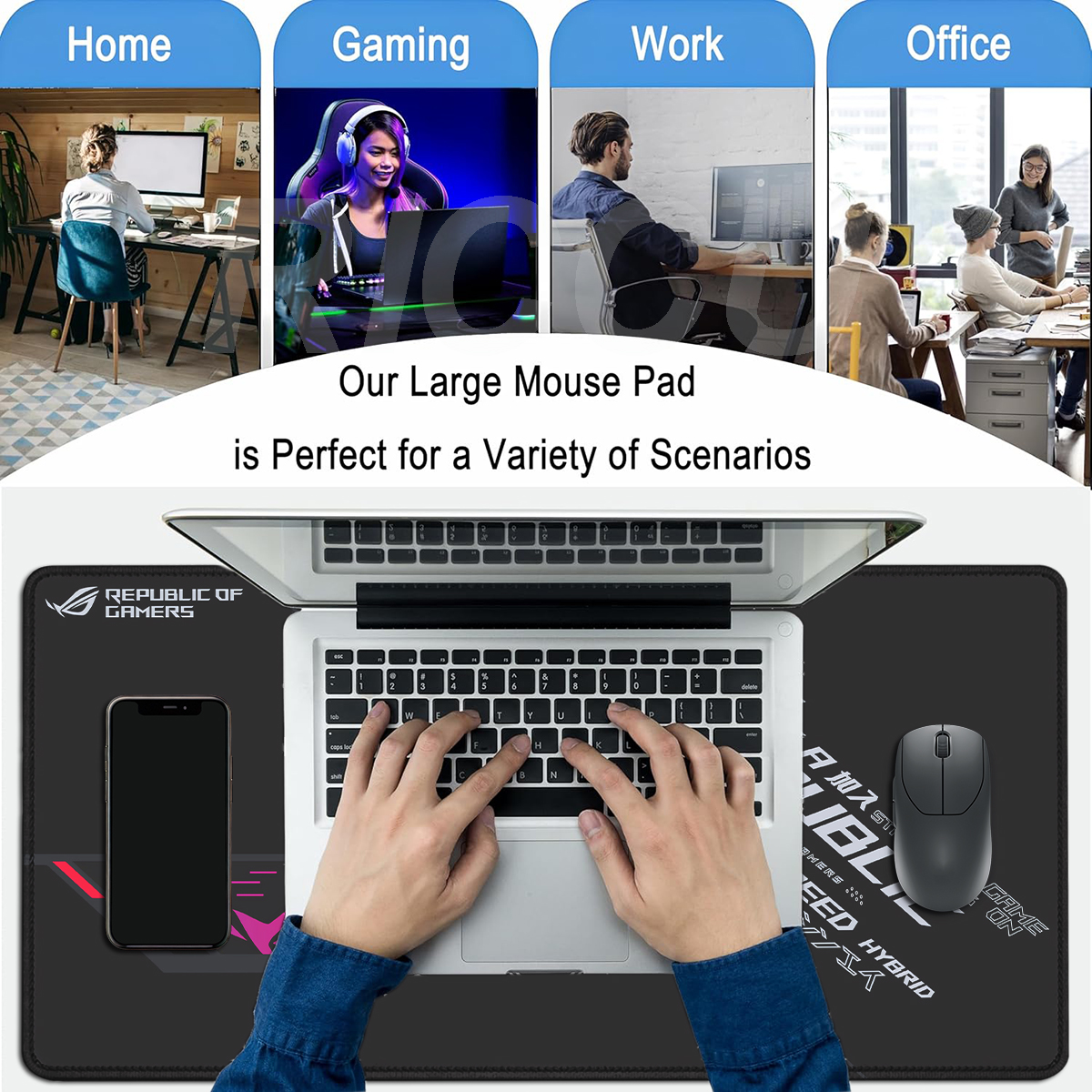 ASUS Xxl Mouse Mat Republic of - Gaming Accessories Asus recensie en prijs