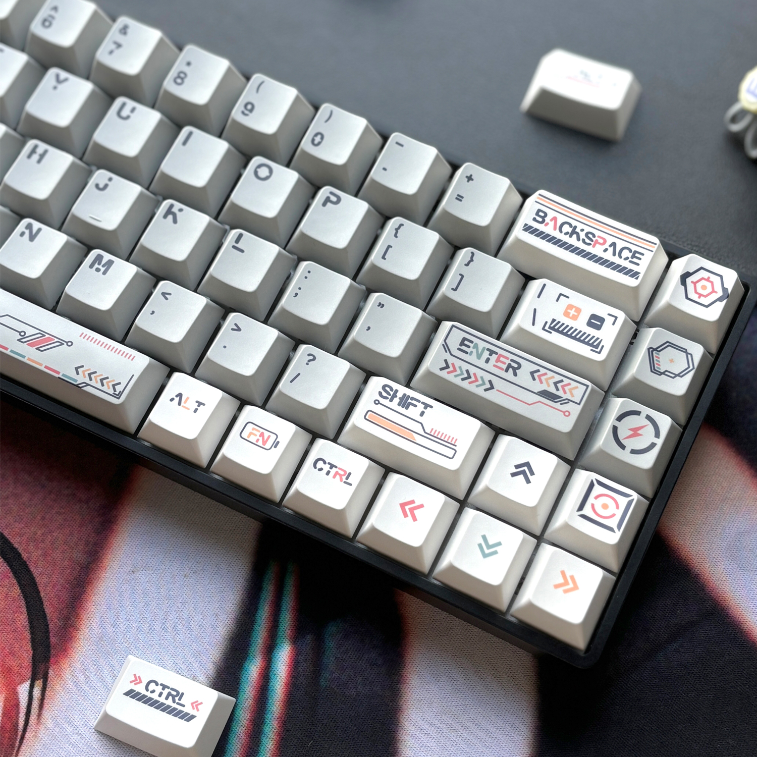 95 Keys Cherry Profile Graffit - Gaming Accessories Aesthetic recensie en prijs
