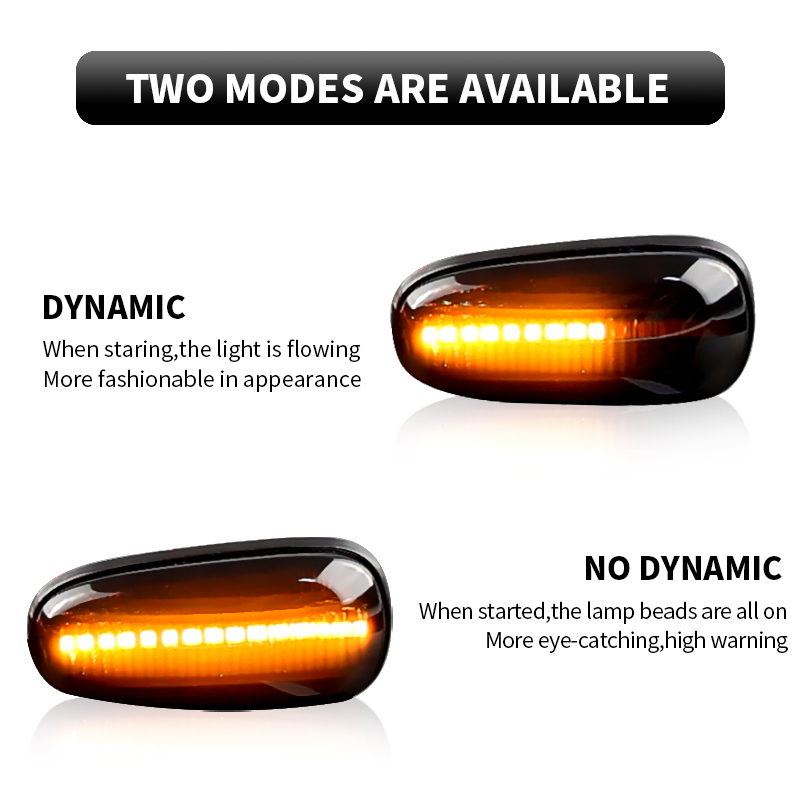 2PCS LED Dynamic Side Marker L - Gaming Equipment Accessories recensie en prijs