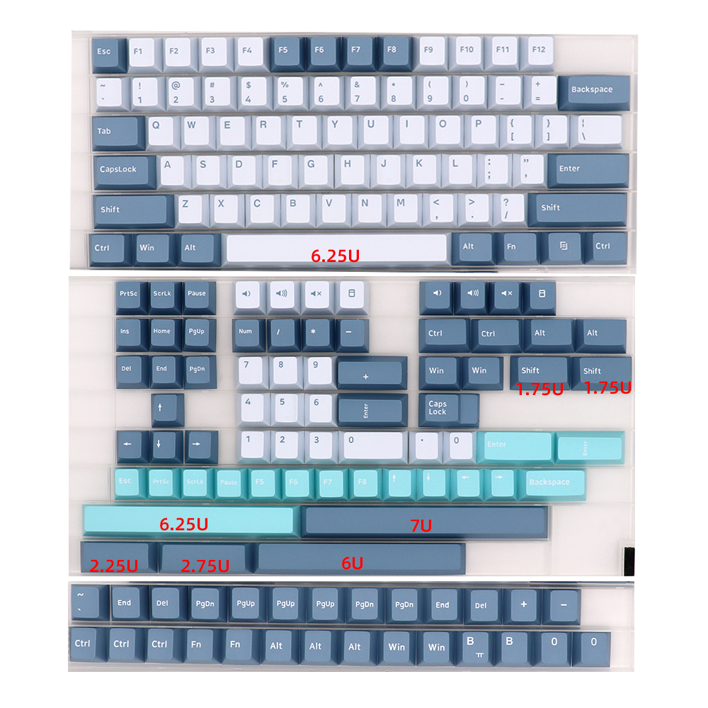 169 Keys Whistle Keycaps Pbt D - Gaming Accessories Aesthetic recensie en prijs