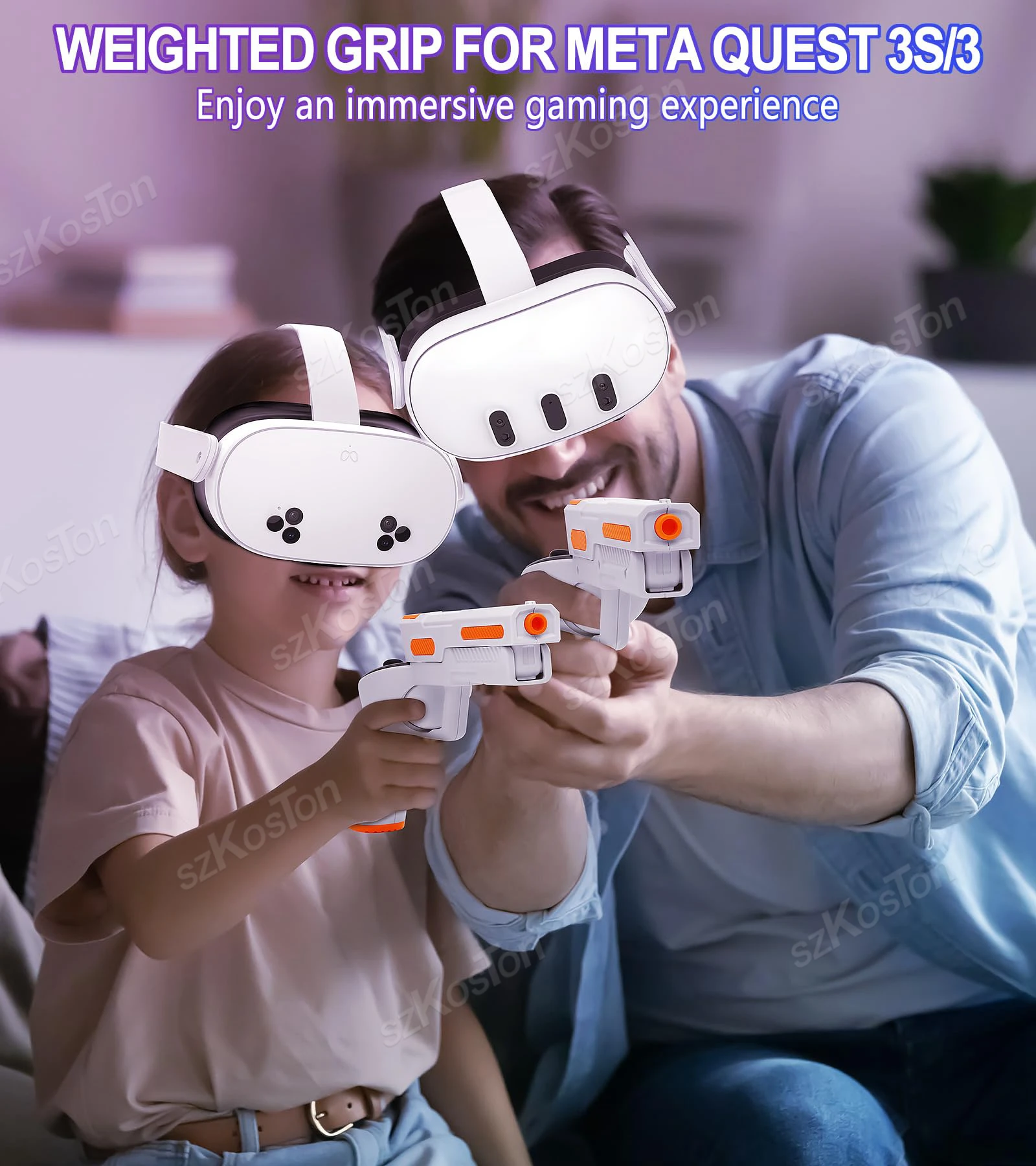 VR Gun Stock Grips for Meta Qu - Gaming Accessories Controller recensie en prijs
