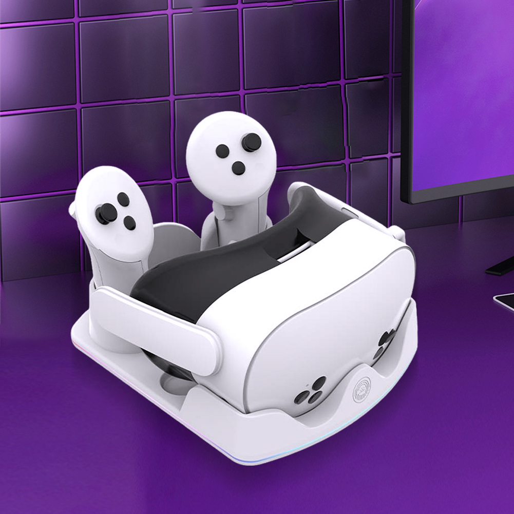 Charging Dock for Meta Quest 3 - Headset Stand Rgb recensie en prijs