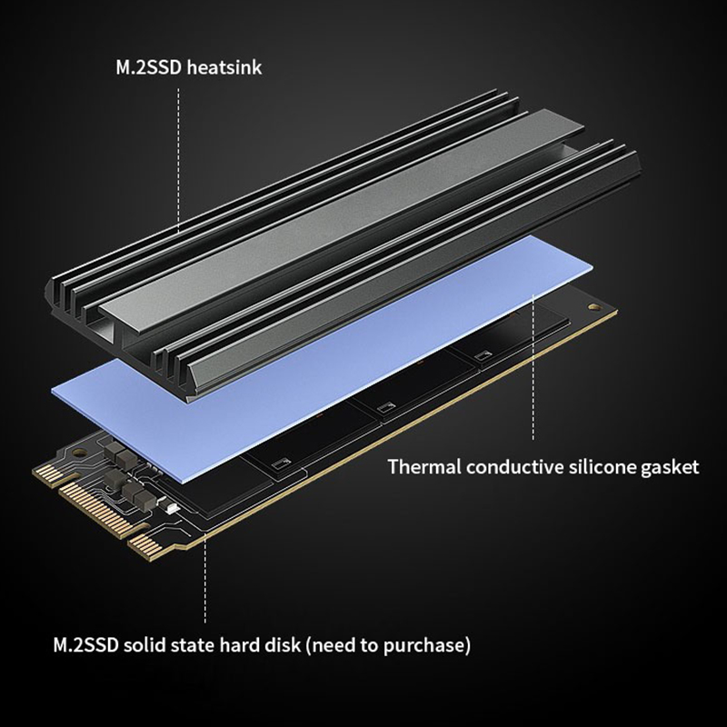 TEUCER M.2 SSD Heatsink M2 228 - M2 Heatsink Cooler recensie en prijs