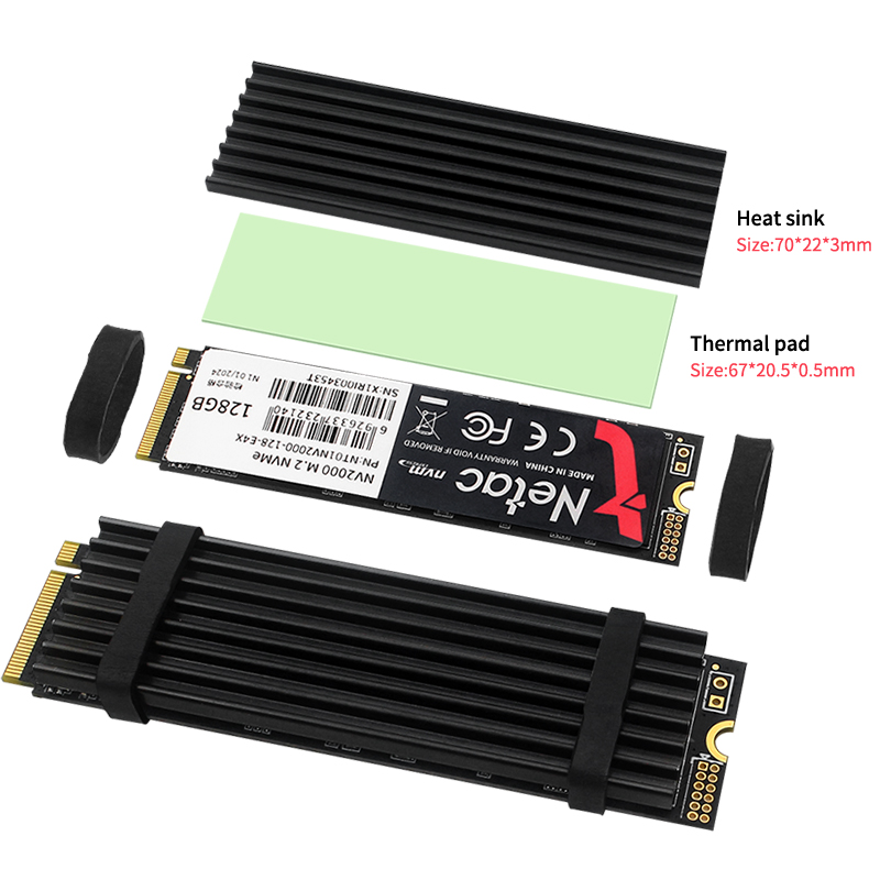 M.2 SSD Heatsink Aluminum Radi - M2 Heatsink Cooler recensie en prijs