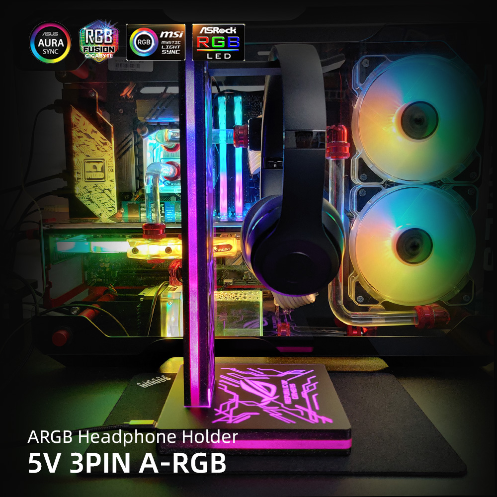 ARGB Headphone Holder PC Light - Headset Stand Rgb recensie en prijs